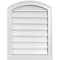 Ekena Millwork Arch Top Surface Mount PVC Gable Vent: Functional, w/ 2"W x 2"P Brickmould Sill Frame, 20"W x 26"H GVPAR20X2603SF - alternate 1